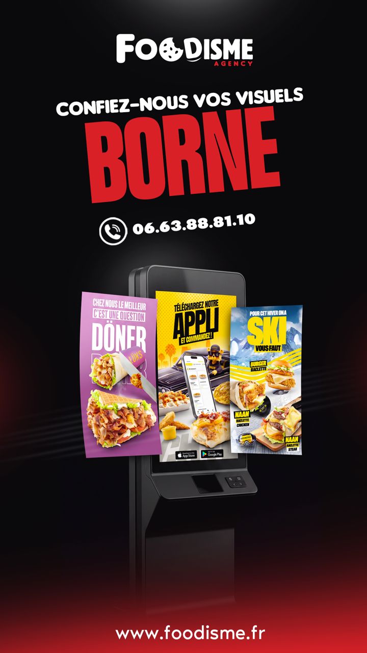 Story Foodisme visuels de borne